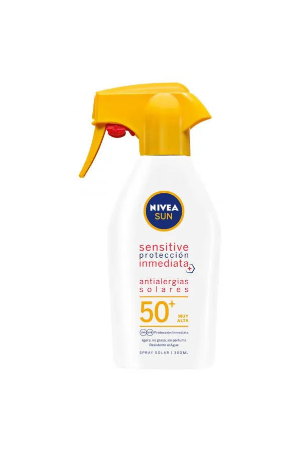Br Nivea Sensitive F50 Pistola 270 Antialergias Solares