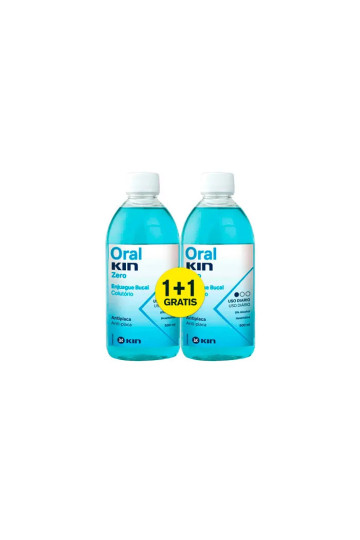 Kin Oralkin Zero Bain de Bouche Pack 2 Unités