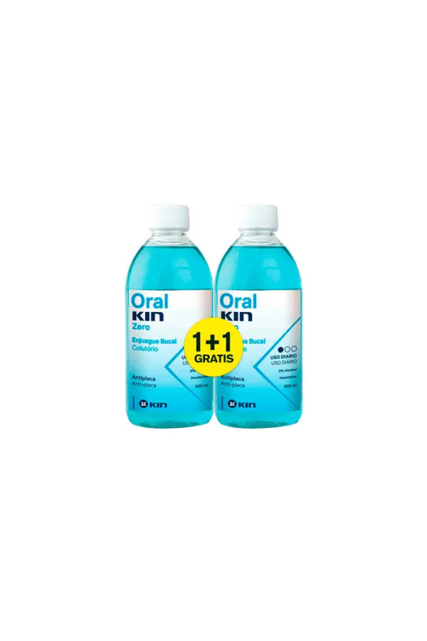 Kin Oralkin Zero Bain de Bouche Pack 2 Unités