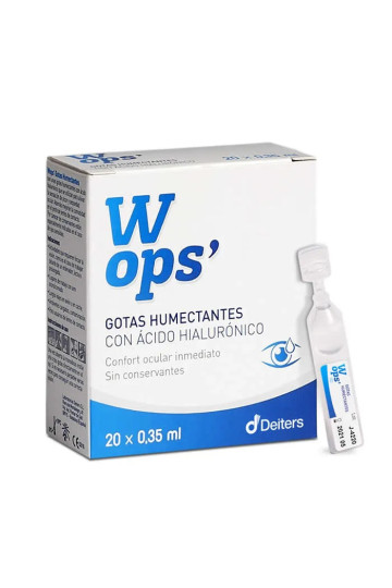 Deiters Wops gouttes hydratantes dose unique 20 unités