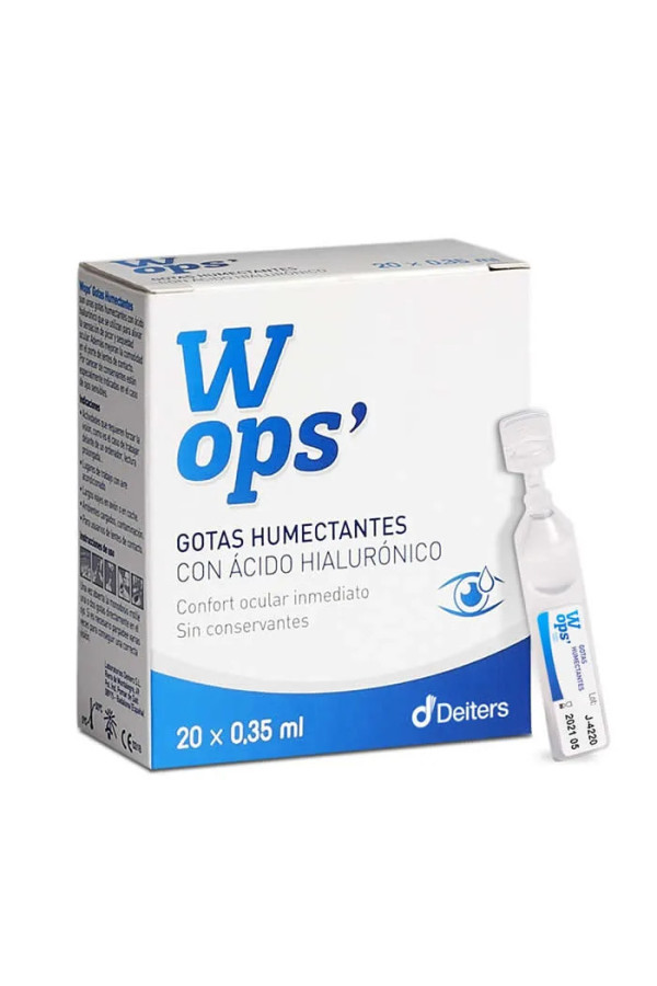 Deiters Wops gouttes hydratantes dose unique 20 unités