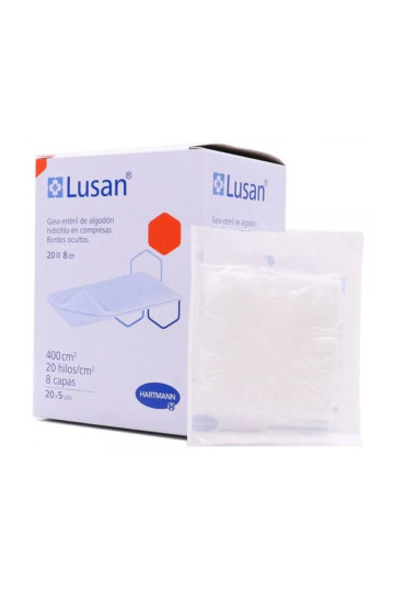 Hartmann Lusan Gaze En Coton 20 Sachets De 5