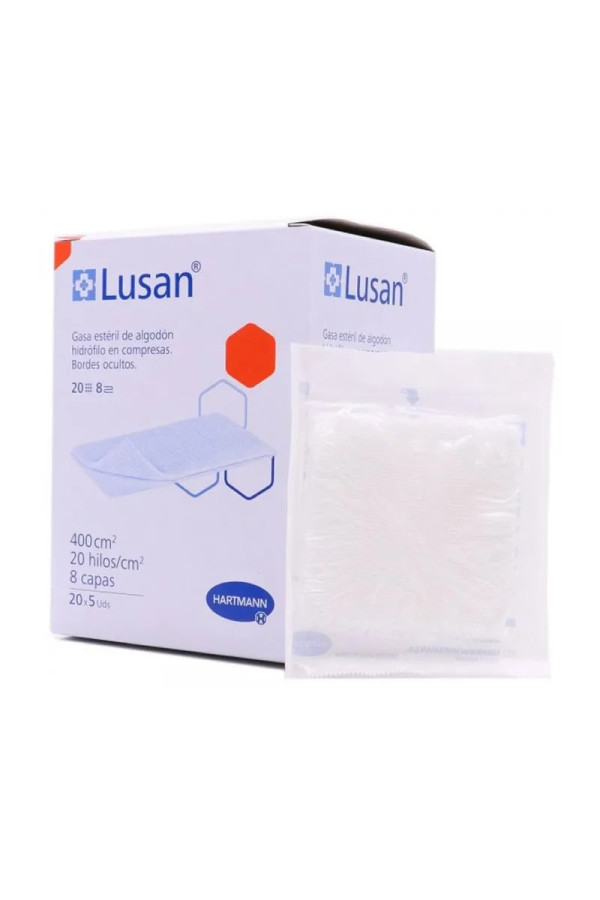 Hartmann Lusan Gaze En Coton 20 Sachets De 5