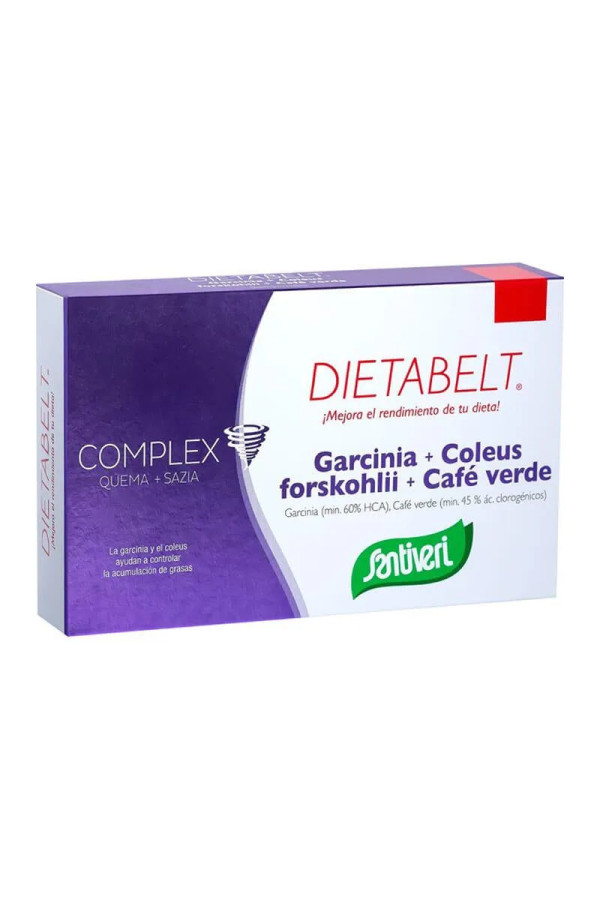 Complexe Santiveri Dietabelt Garcinia + Coleus + Café Vert 48 Comprimés