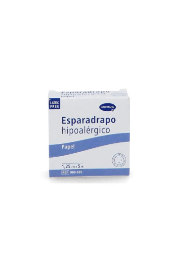 Papier adhésif hypoallergénique Hartmann 5mx1,25cm