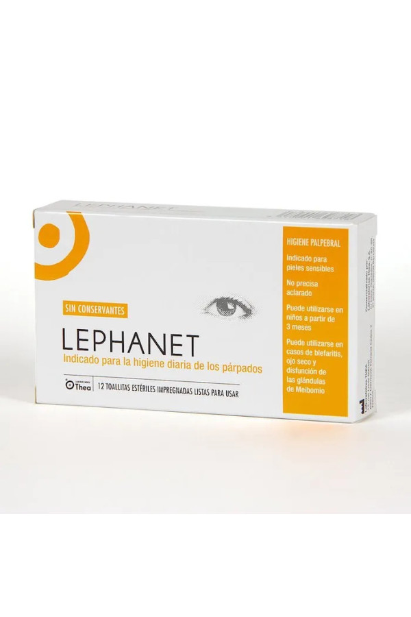 Thea Lephanet 12 lingettes nettoyantes pour les yeux