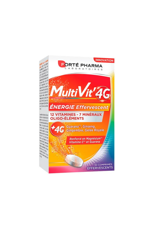 Forté Pharma Multivit 4g Energy 30 Comprimés Effervescents 