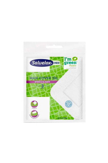 Salvelox Maxi Cover 3 Pansements Stériles 3XL 