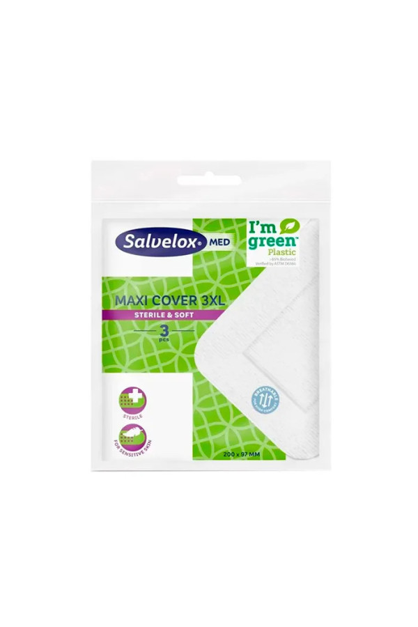 Salvelox Maxi Cover 3 Pansements Stériles 3XL 
