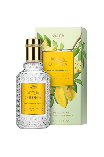 4711 Acqua Colonia Starfruit y White Flowers Eau De Cologne Vaporisateur 50ml