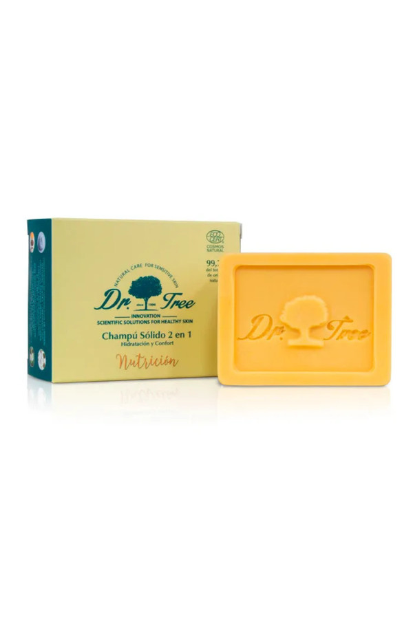 Dr. Tree Shampooing solide 2 en 1 Nutricion 75g
