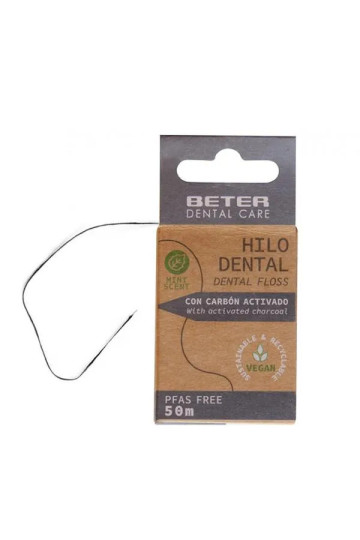 Beter Hilo Dental Carbón Activado 50 M 1 U
