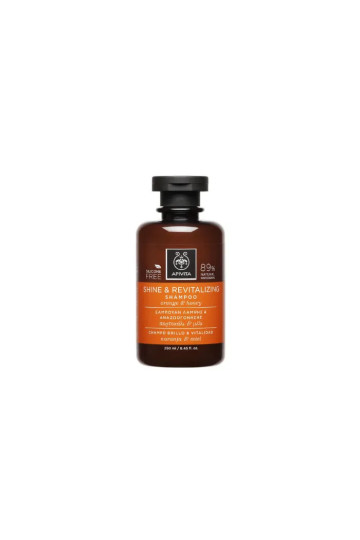 Apivita Shine And Revitalizing Shampoo With Orange And Honey 250ml