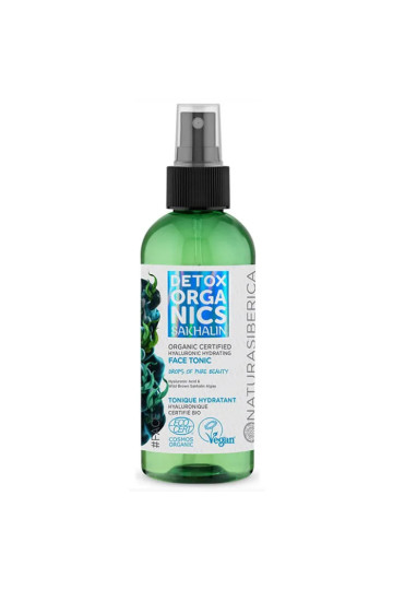 Natura Siberica Sakhalin Organic Certified Hyaluronic Hydrating Face Tonic Spray 170ml