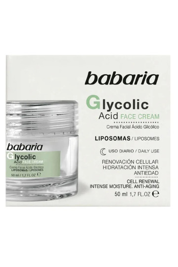 Babaria Glycolic Acid Face Cream Cell Renewal 50ml