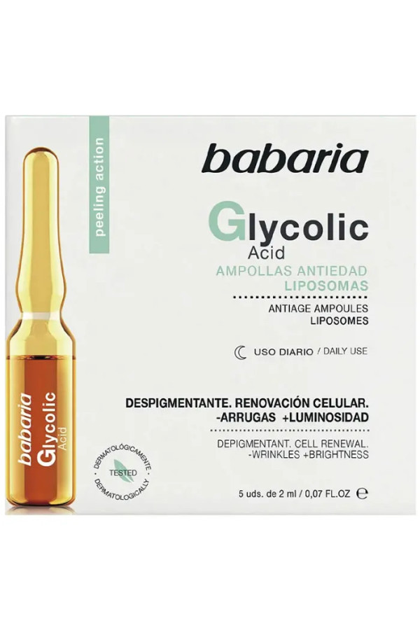 Babaria Glycolic Acid Cell Renewal Ampoules 5 X 2ml