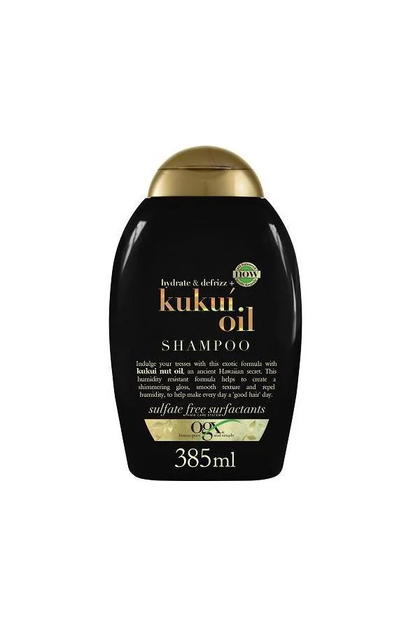 Ogx Kukui Oil Anti-Frizz Hair Shampoo 385ml