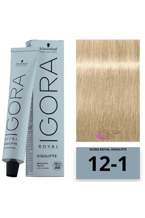Schwarzkopf Igora Royal Highlifts Ash 12-1 60ml