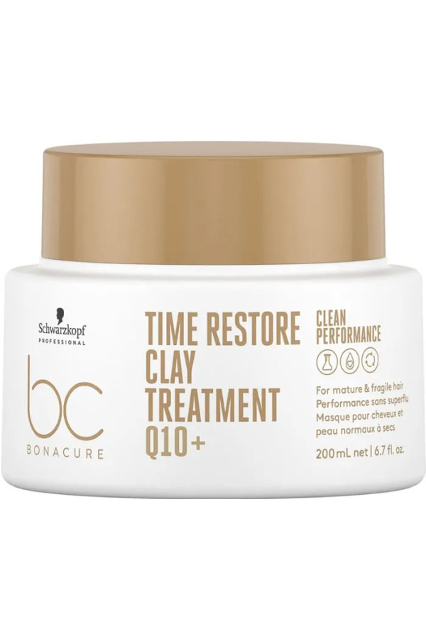 Schwarzkopf Bc Time Restore Q10 Clay Treatment 200ml