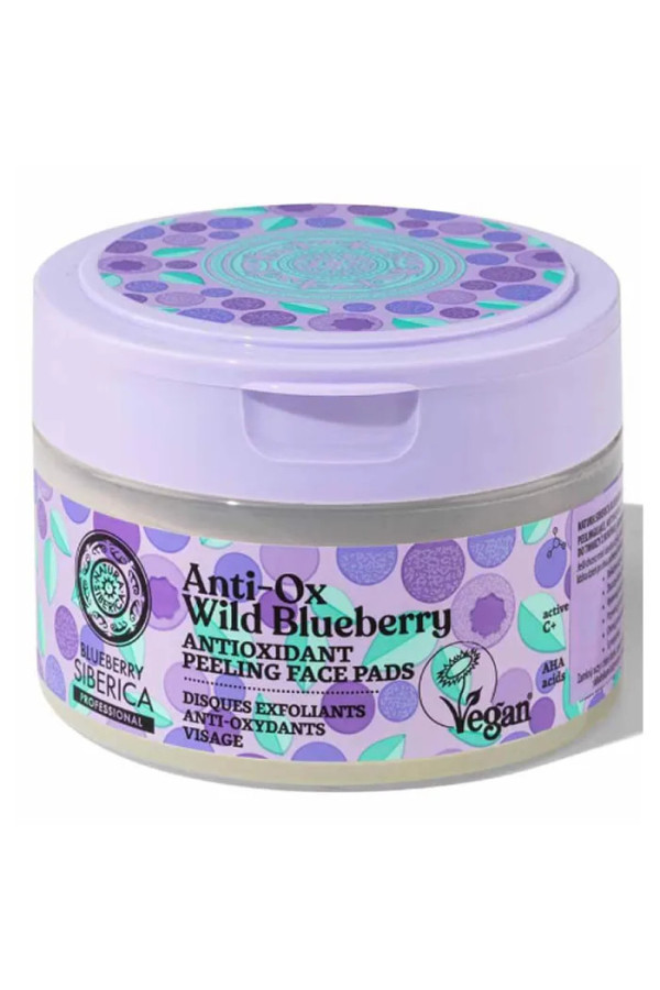 Natura Siberica Disques Exfoliants Anti Oxydants Visage 20 Unité