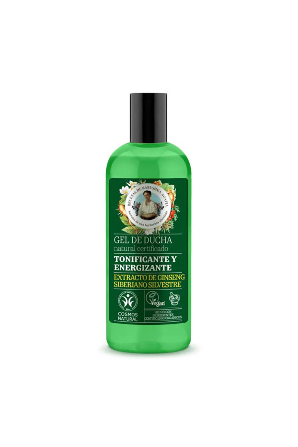 Green Agafia Ginseng Siberiano Gel De Baño Tonificante Natural 260ml