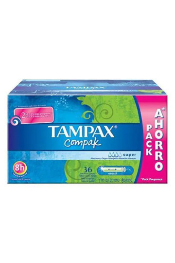 Tampax Compak Tampón Super 36 U