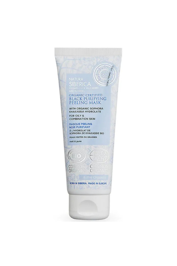 Natura Siberica Masque Peeling Noir Purifiant 75ml