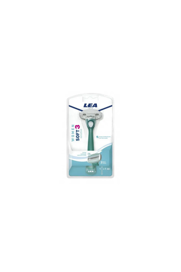Lea Maquinilla Woman Soft 3 Sensitive 1un