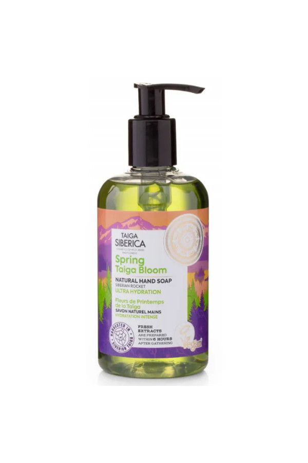 Natura Siberica Spring Savon Naturel Mains Hydratation Intense 300ml