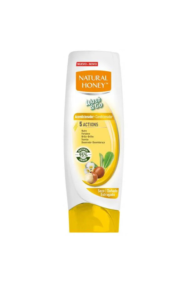 Natural Honey Wash y Go Acondicionador Seco 330ml