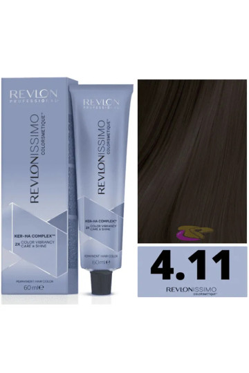 Revlon Revlonissimo Colorsmetique 4,11 Medium Chestnut Intense Ash 60ml