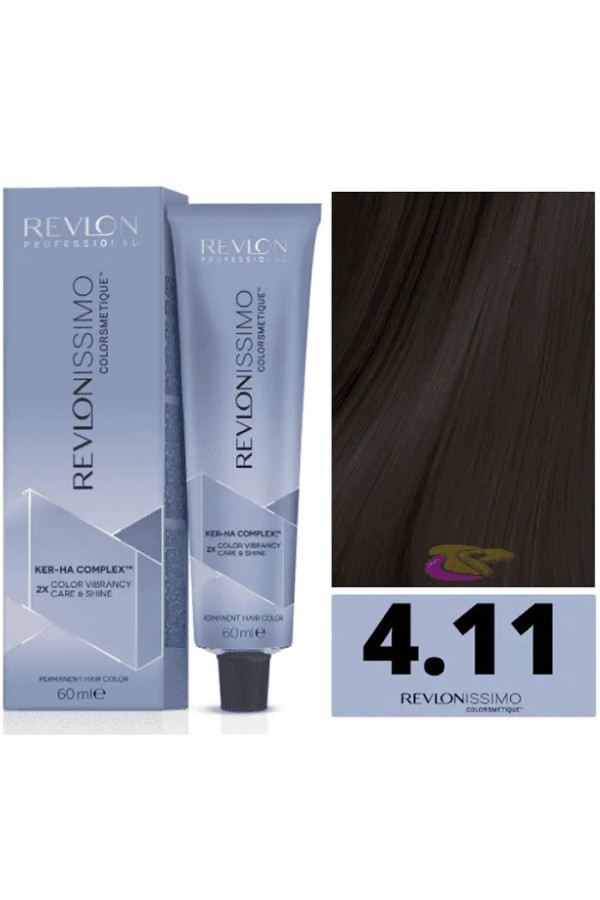 Revlon Revlonissimo Colorsmetique 4,11 Medium Chestnut Intense Ash 60ml