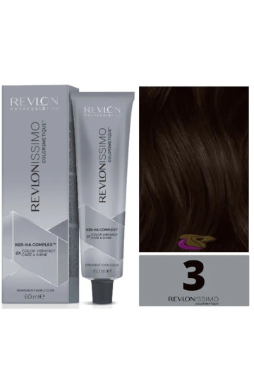 Revlon Revlonissimo Colorsmetique 3 Dark Brown 60ml