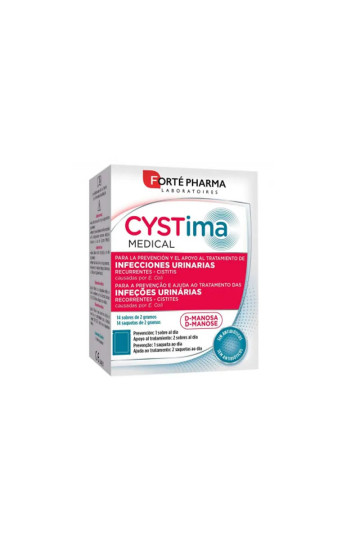Forté Pharma Cystima Médical Infections Urinaires 14 Sachets