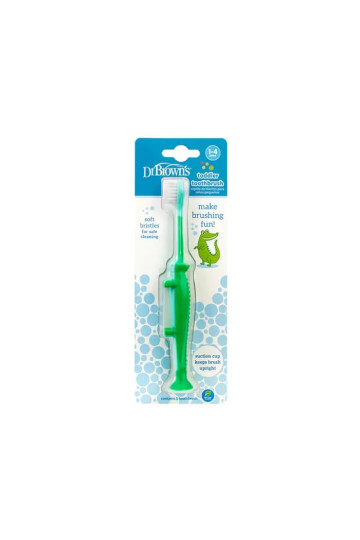 Dr. Brown's Brosse à dents 1-4 ans Crocodile