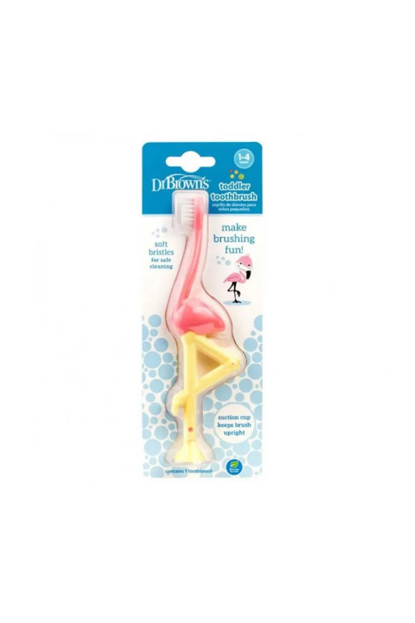 Dr. Brown's Toothbrush 1-4 Years Flamant