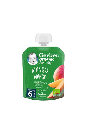Gerber Pouch Organic Poignée 90g