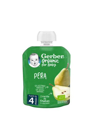 Gerber Pouch Organic Poire 90g