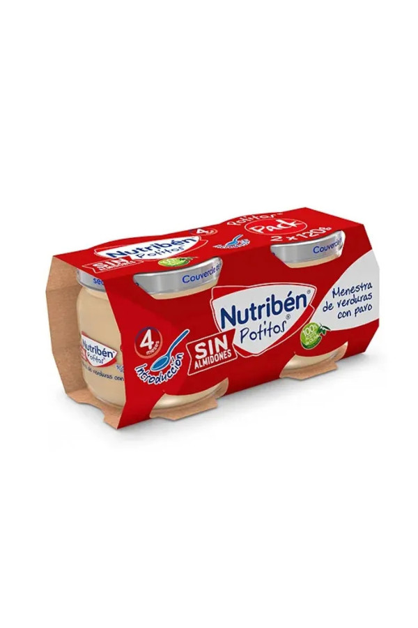 Nutriben Bipack Introduction Légumes avec Dinde 120g