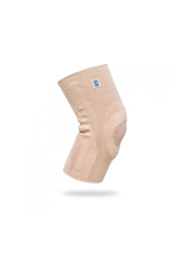 Genouillère élastique avec rembourrage en silicone et stabilisateurs latéraux T.S