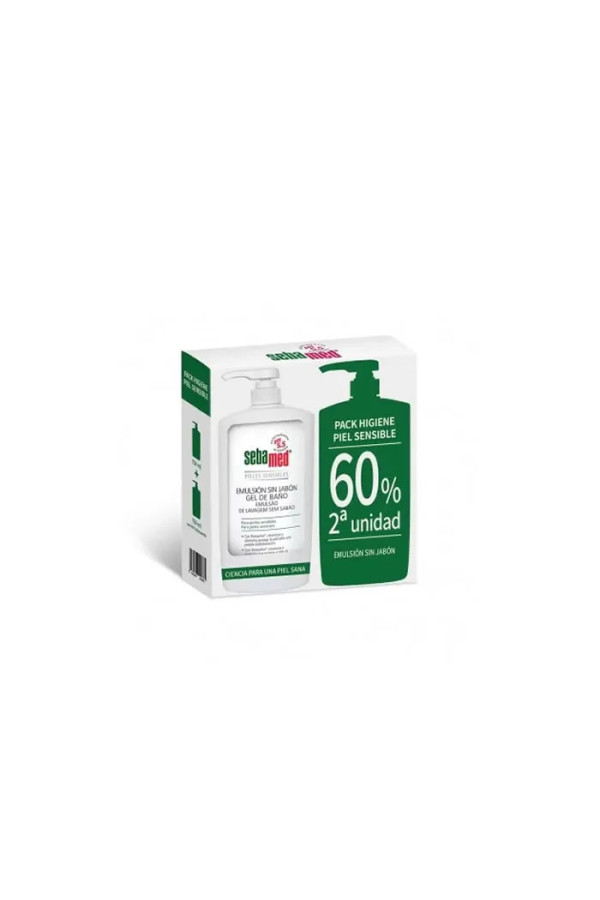 Sebamed Gel de Bain Émulsion Sans Savon 2 x 750ml