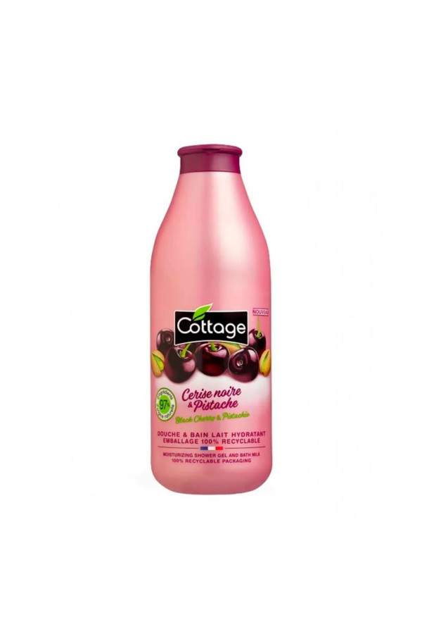 Cottage Hidratante Gel De Ducha Cremoso Cereza Negra y Pistacho 750ml