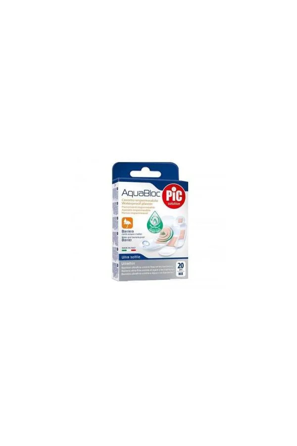 Pic Aquabloc Avec Bactéricide Pansement Adhésif Rond 22,5 Mm 2 2