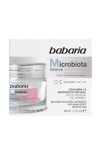Babaria Microbiota Balance Crema Facial Uso Diario Piel Sensible 50ml