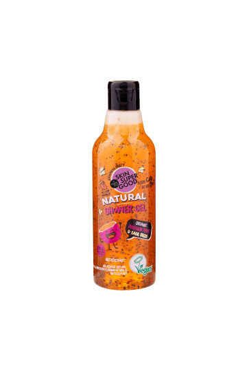 Natura Siberica Skin Super Good Natural Gel De Baño De Fruta De La Pasión Orgánica y Semillas De Albahaca 250ml