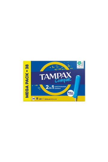 Tampax Compak Tampón Regular 38 U