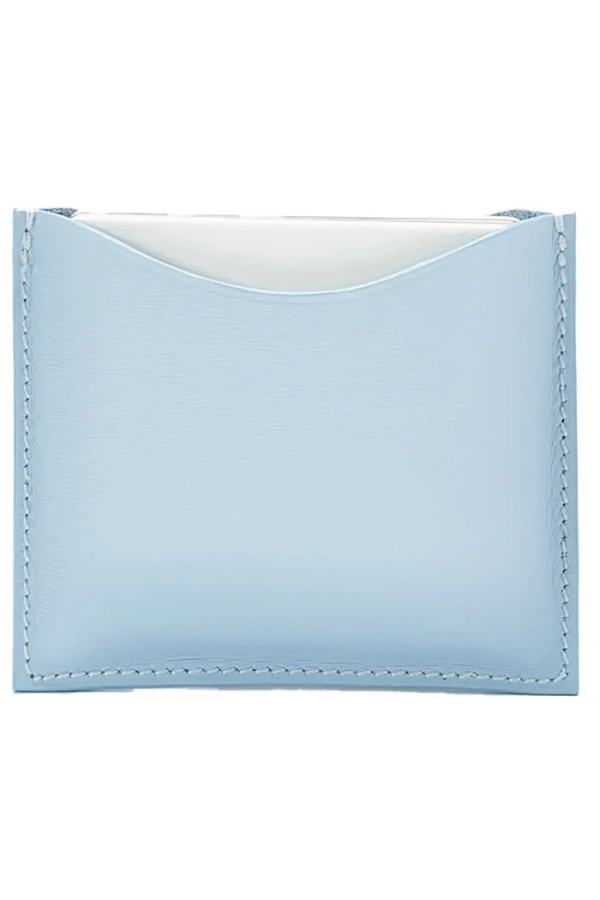La Bouche Rouge Blue Leather Compact Case