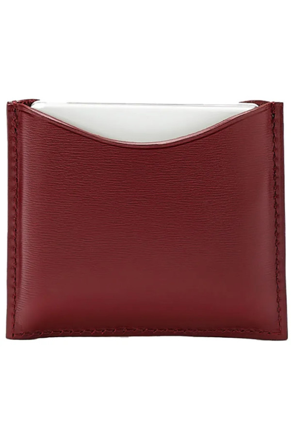 La Bouche Rouge Chocolate Leather Compact Case