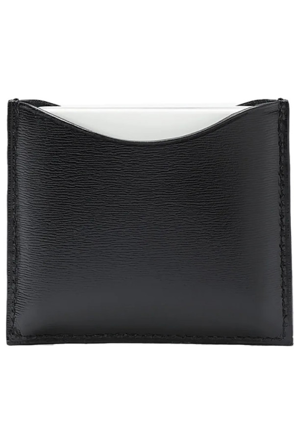 La Bouche Rouge Black Leather Compact Case