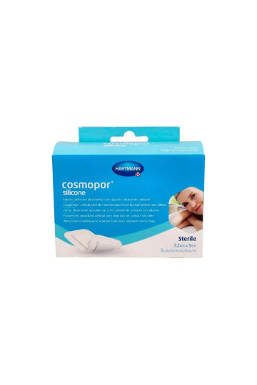 Hartmann Cosmopor Silicone 7,2x5cm 5 Unités